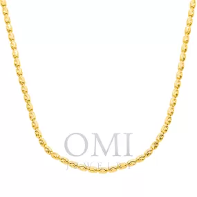 10K GOLD 3.85MM SOLID BARREL CHAIN