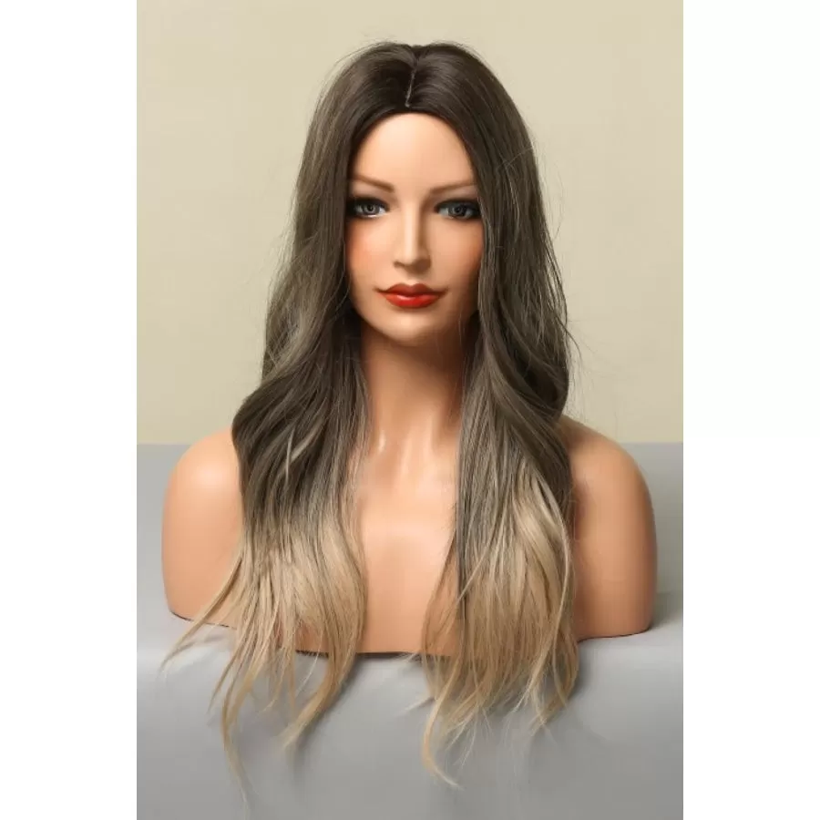 13*1" Full-Machine Wigs Synthetic Long Straight 24"