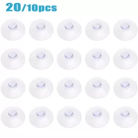 20Pcs/10Pcs Clear 40/30Mm Sucker Suction Cups Transparent Plasitc Mushroom Head Suckers Cup