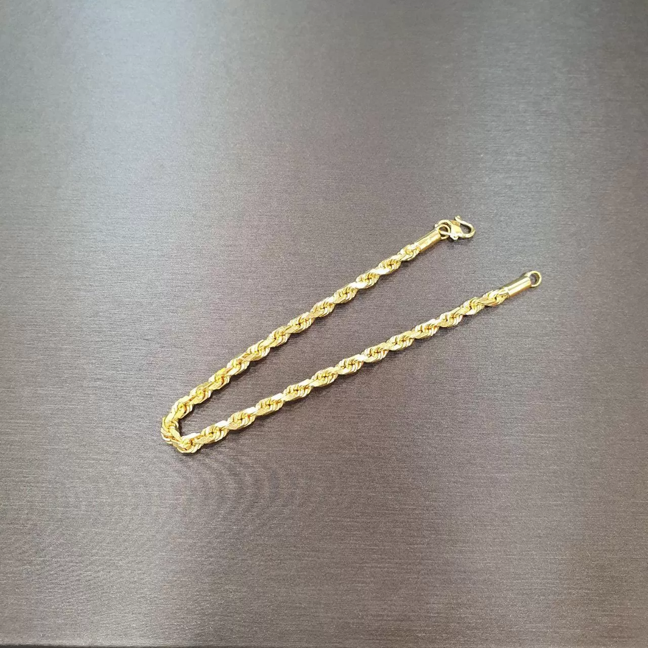 22K / 916 Gold Solid Rope Bracelet