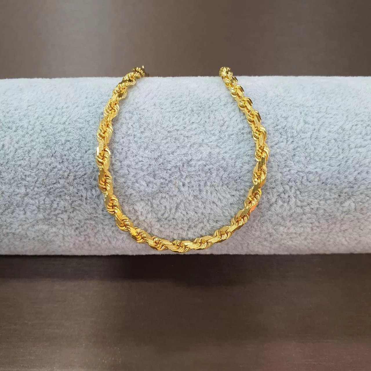 22K / 916 Gold Solid Rope Bracelet