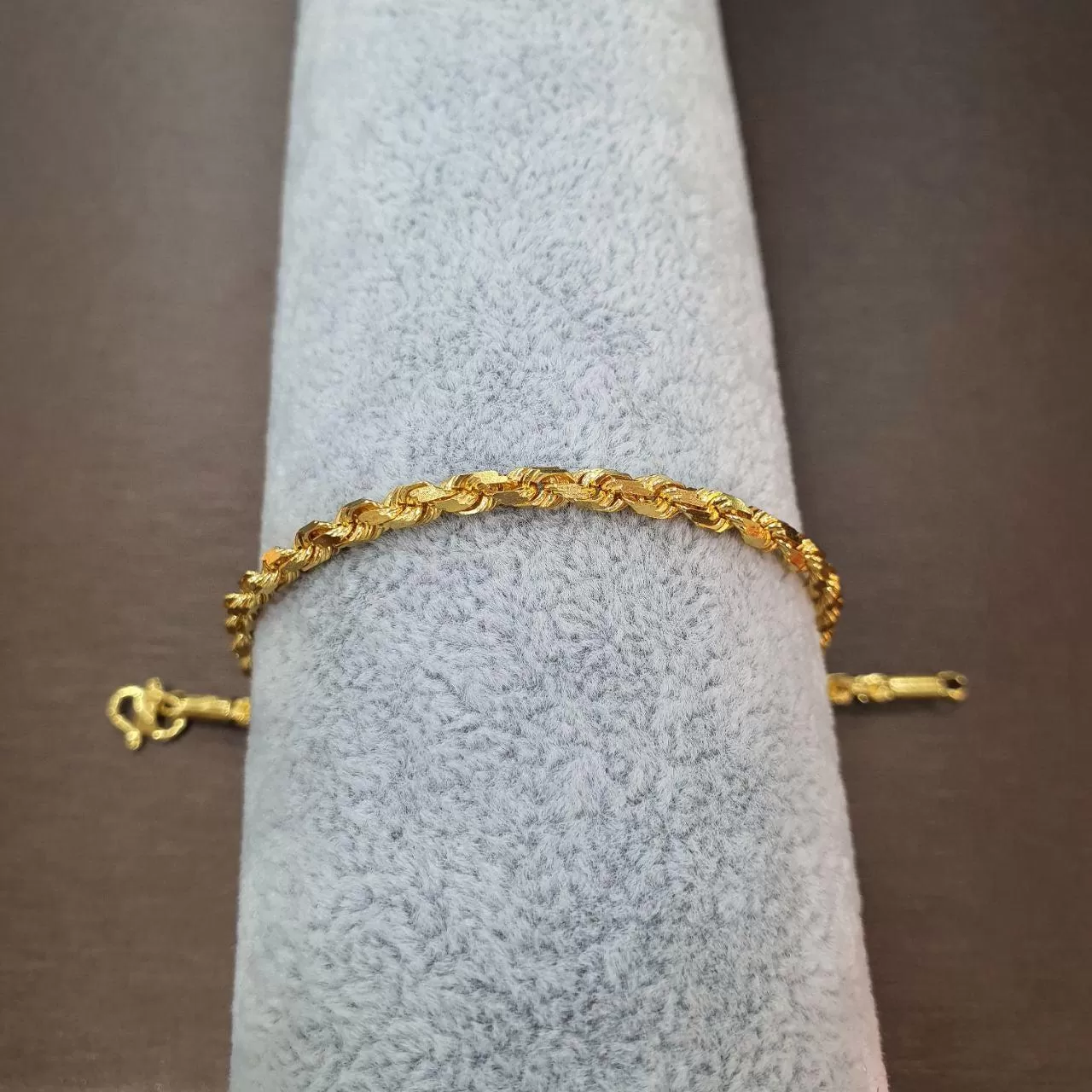 22K / 916 Gold Solid Rope Bracelet