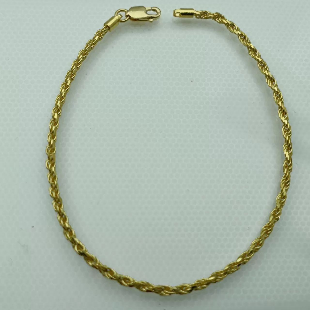 22K / 916 Gold Solid Rope Bracelet