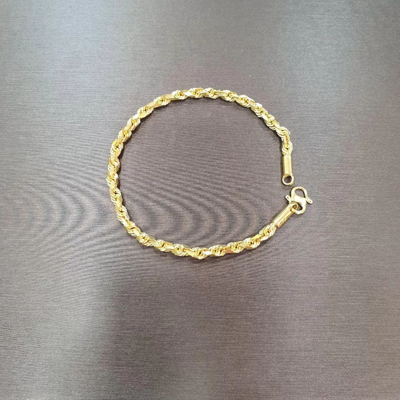 22K / 916 Gold Solid Rope Bracelet