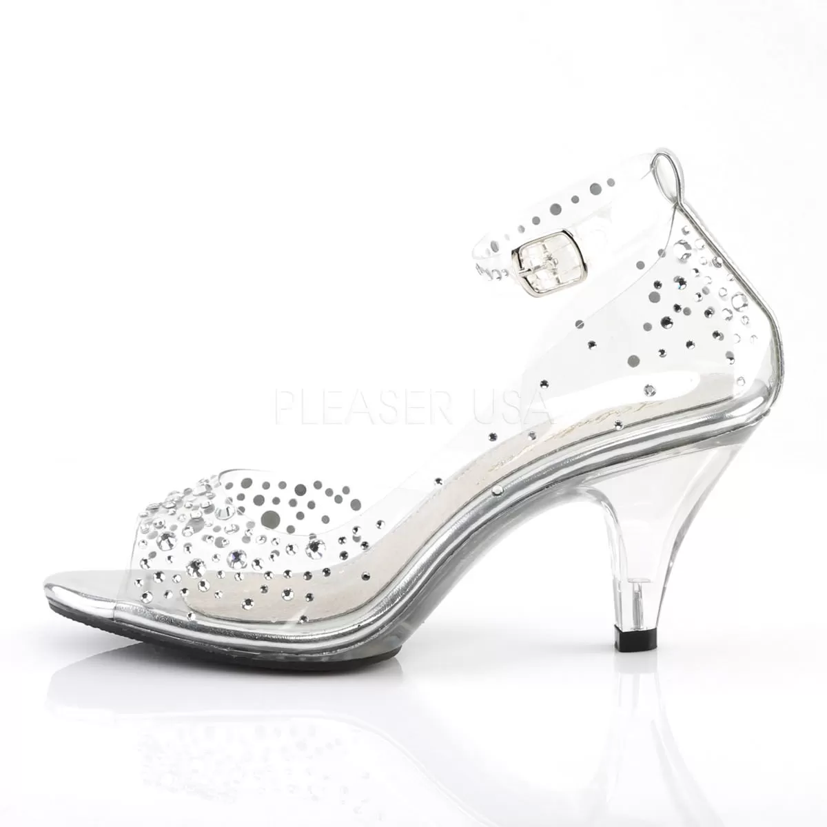 3 Inch Heel BELLE-330RS Clear