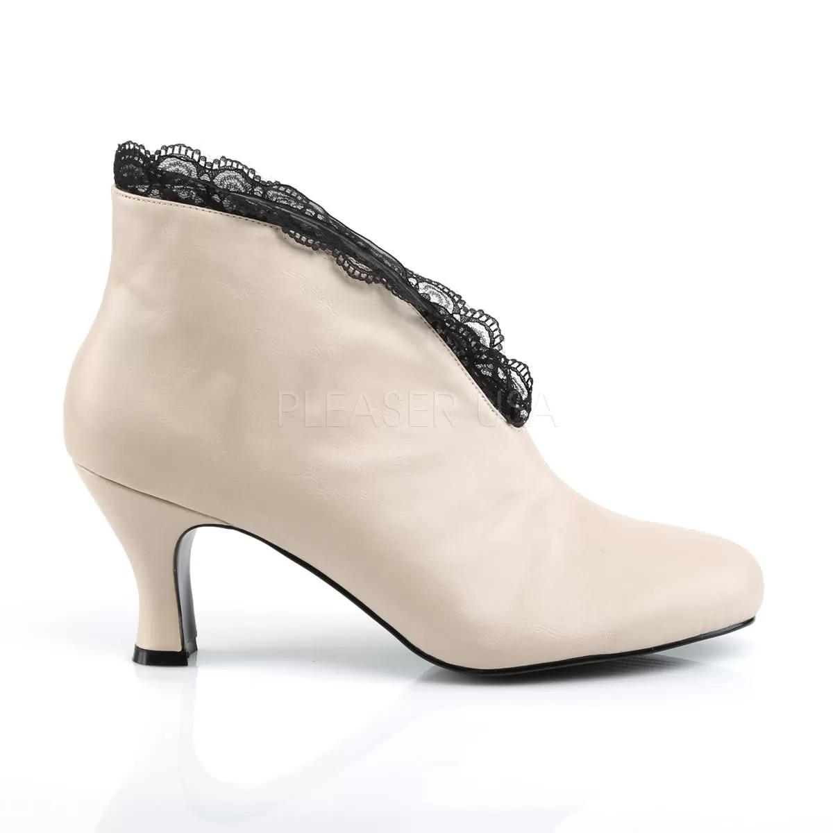 3 Inch Heel JENNA-105 Cream Pu