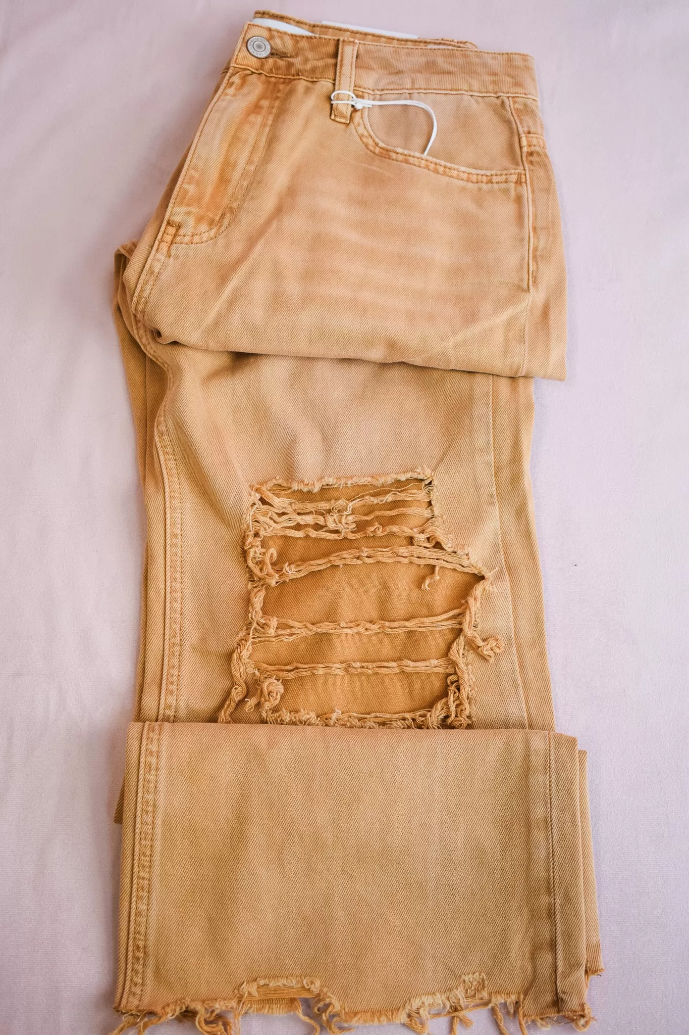 90's Vintage Crop Flare Jeans