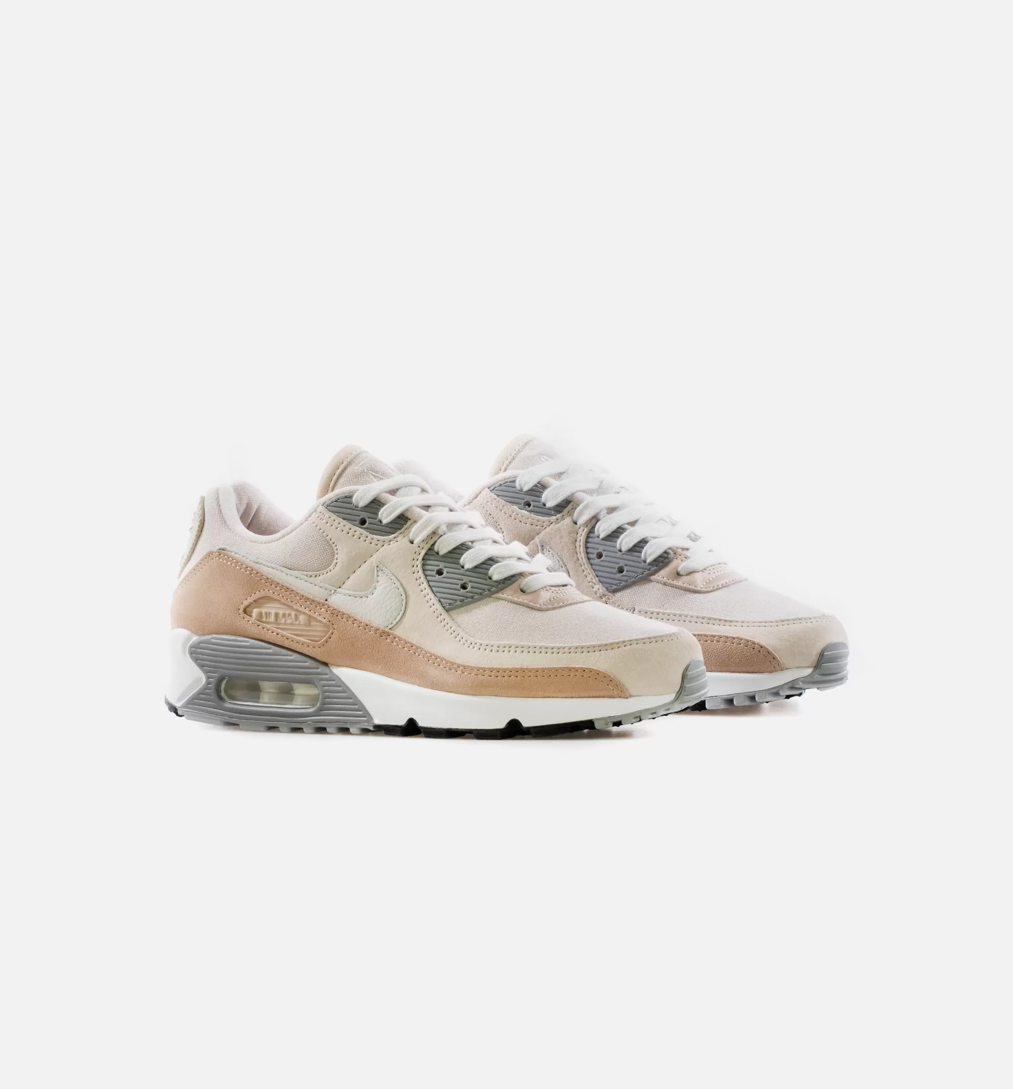 Air Max 90 PRM Mens Lifestyle Shoe - White/ Tan/Gray