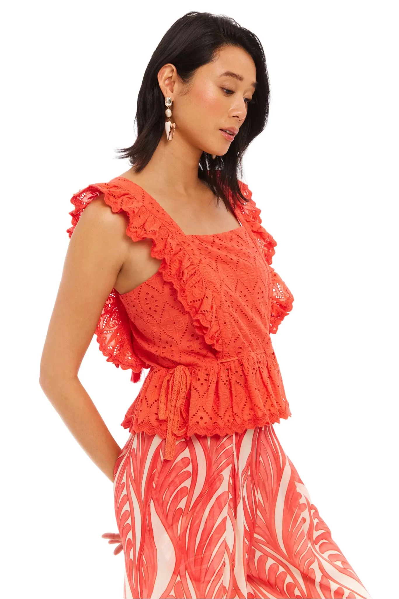 Allison NY Callie Top Coral