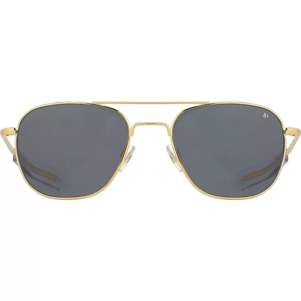 American Optical Big Original Pilot Sunglasses Bayonet | Gold/Glass