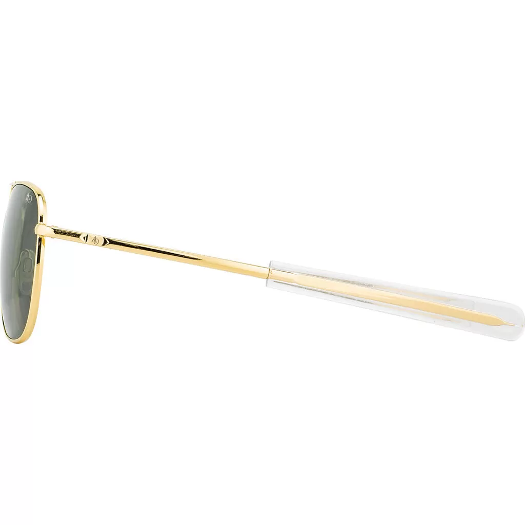 American Optical Big Original Pilot Sunglasses Bayonet | Gold/Glass