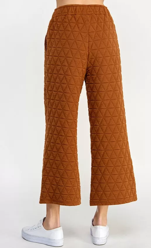 Anna Quilted Crop Pants