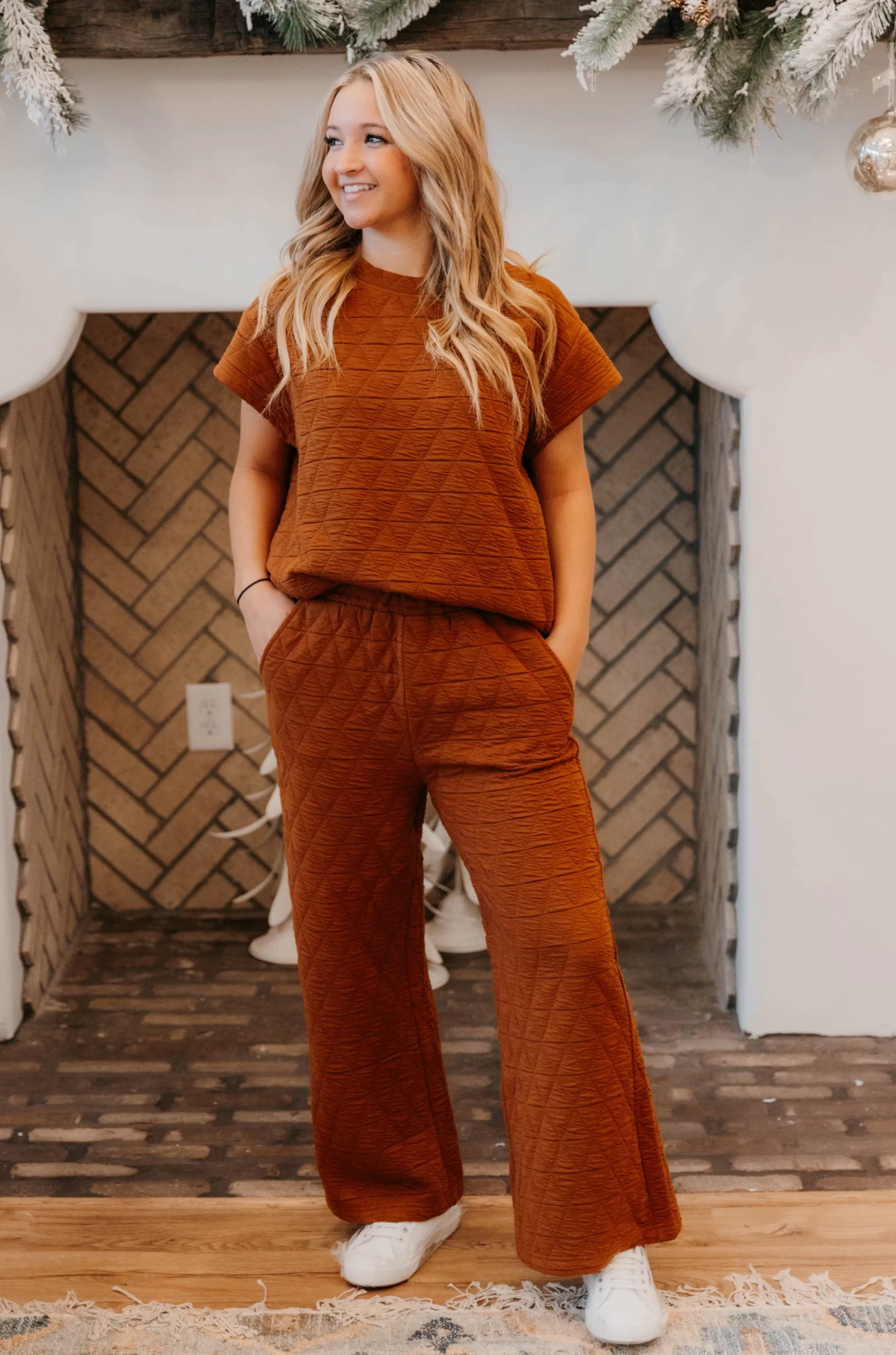 Anna Quilted Crop Pants