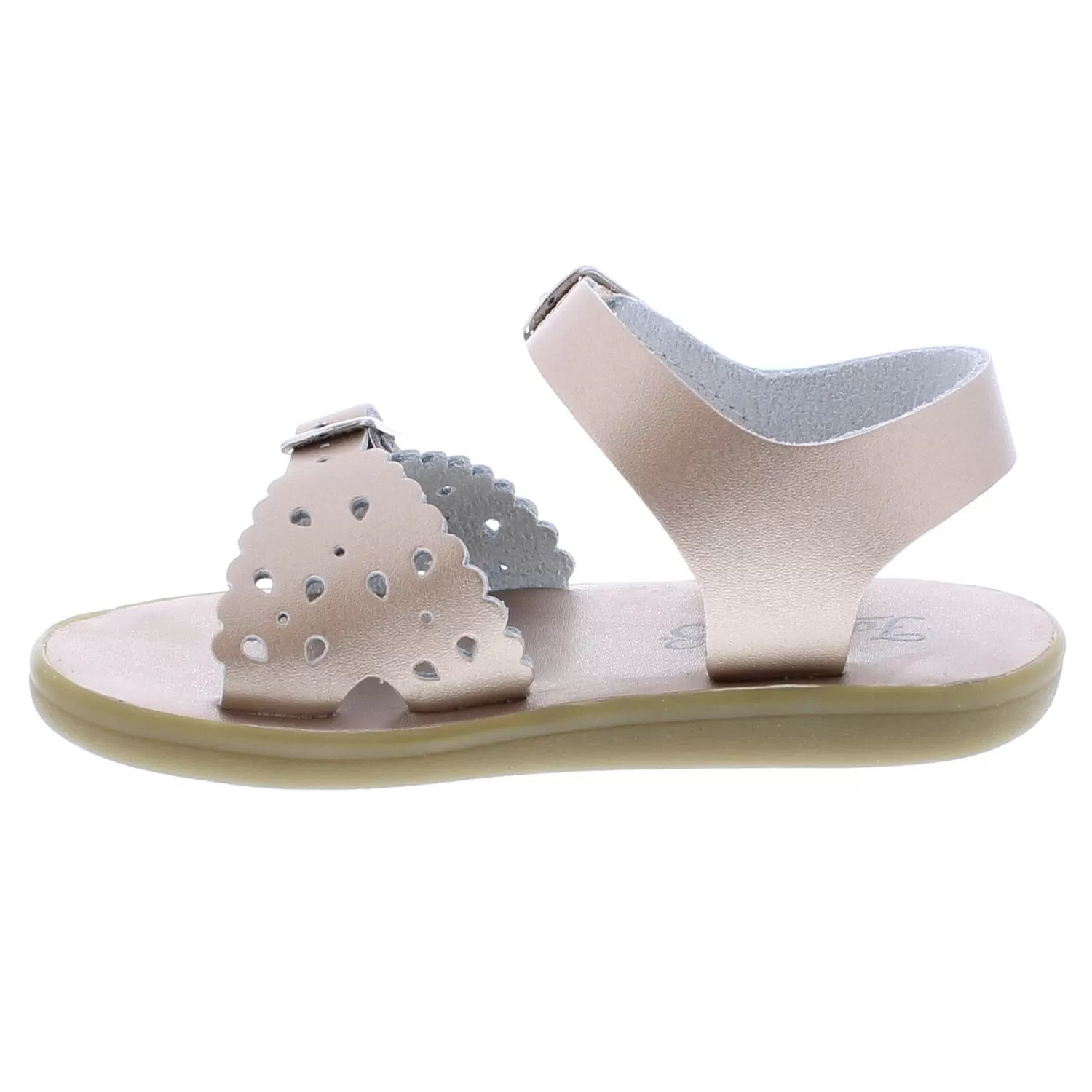 Ariel Eco Kid's Casual Sandal -Rose Gold Microfiber