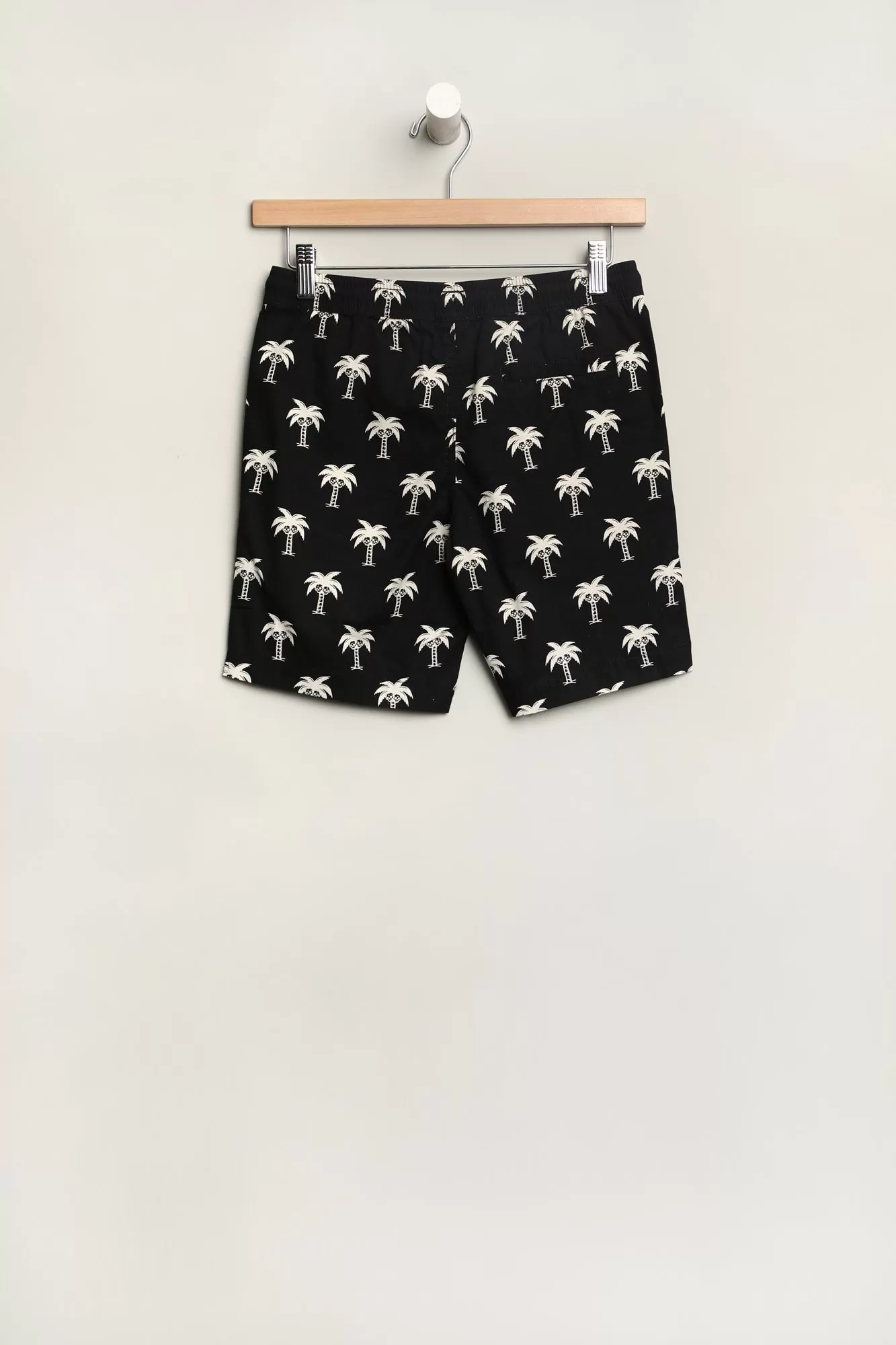 Arsenic Youth Skull Palm Poplin Jogger Shorts