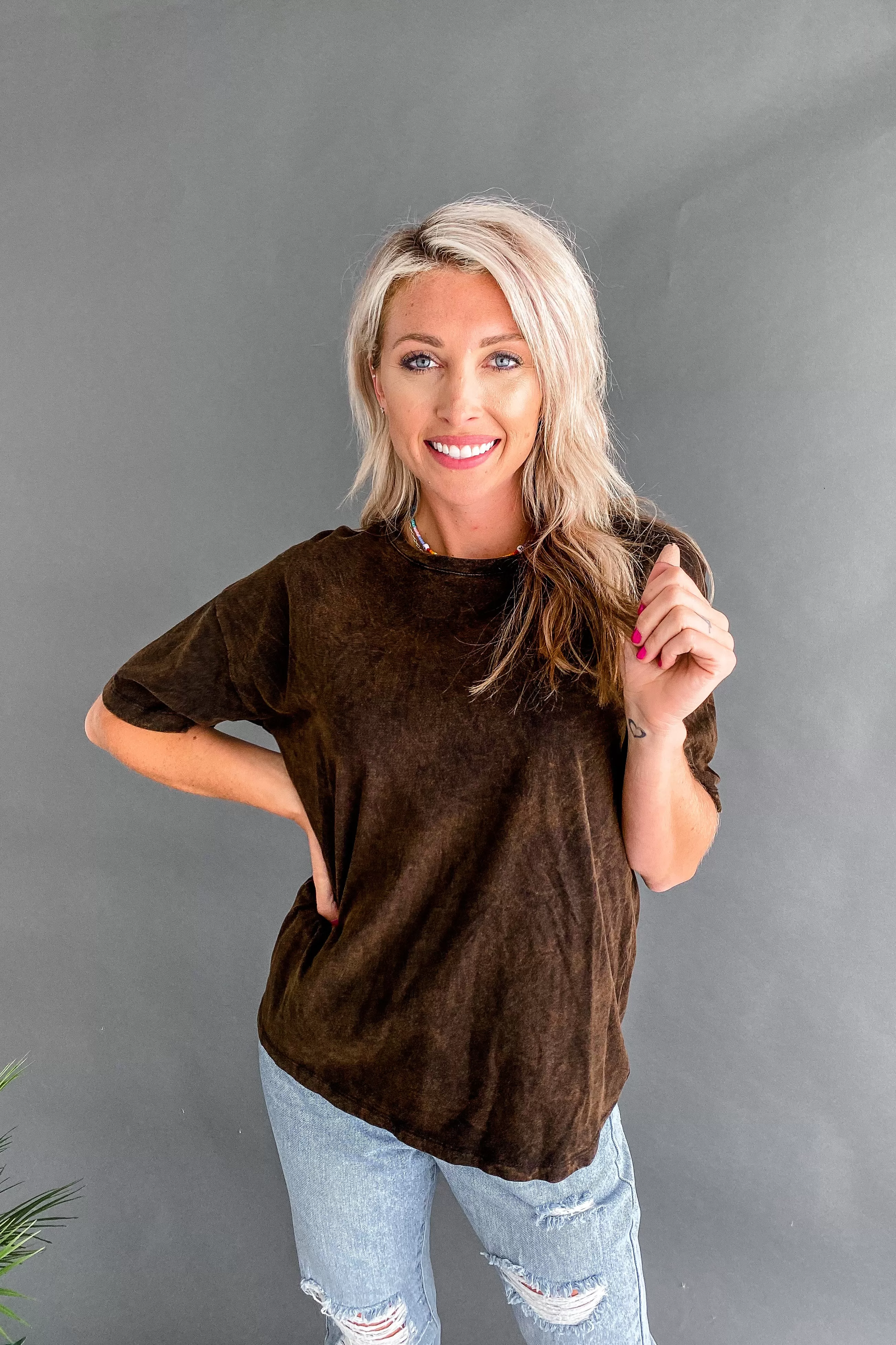 Aspen Acid Wash Tee | 3 COLORS | FINAL SALE