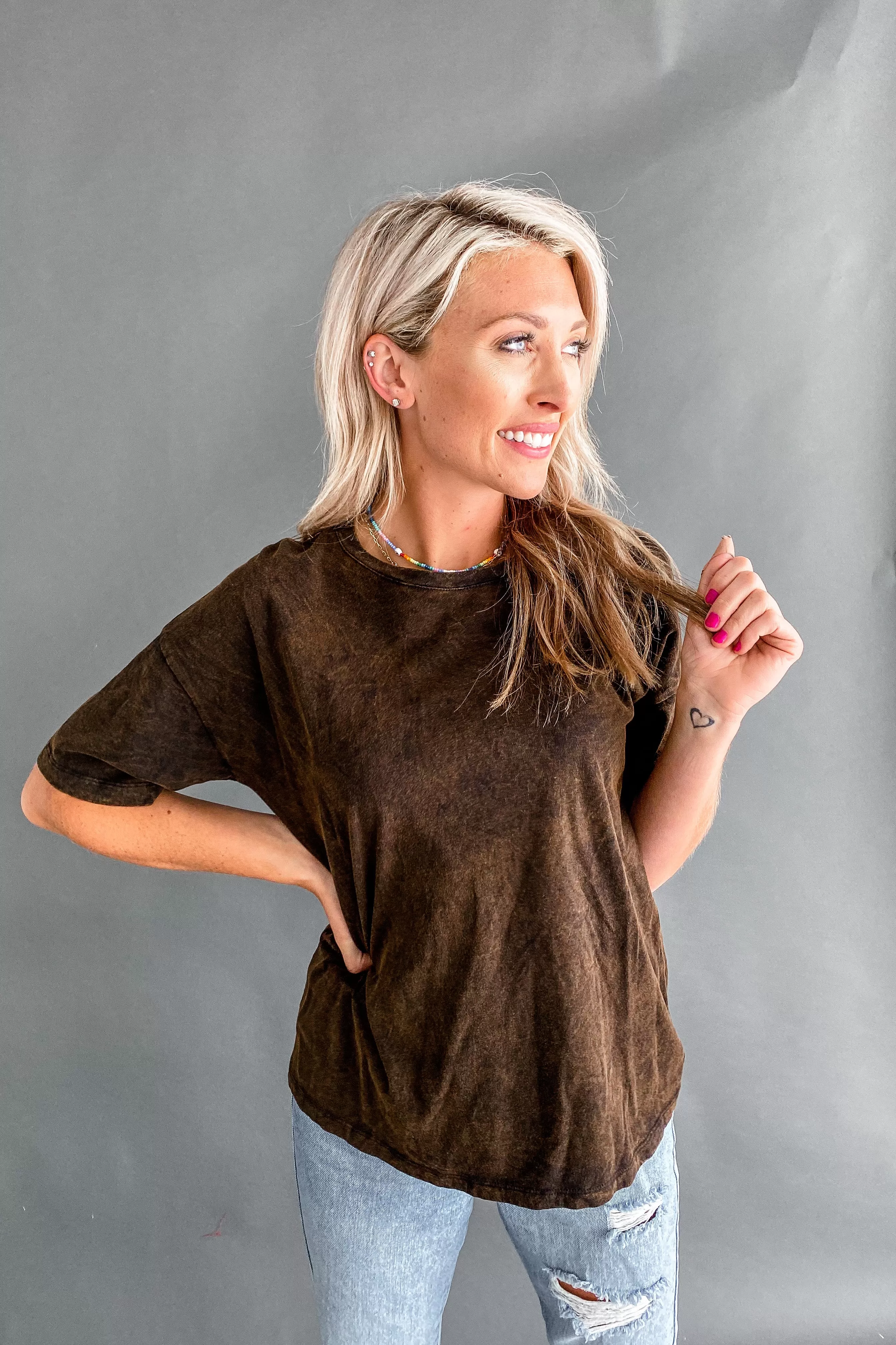 Aspen Acid Wash Tee | 3 COLORS | FINAL SALE