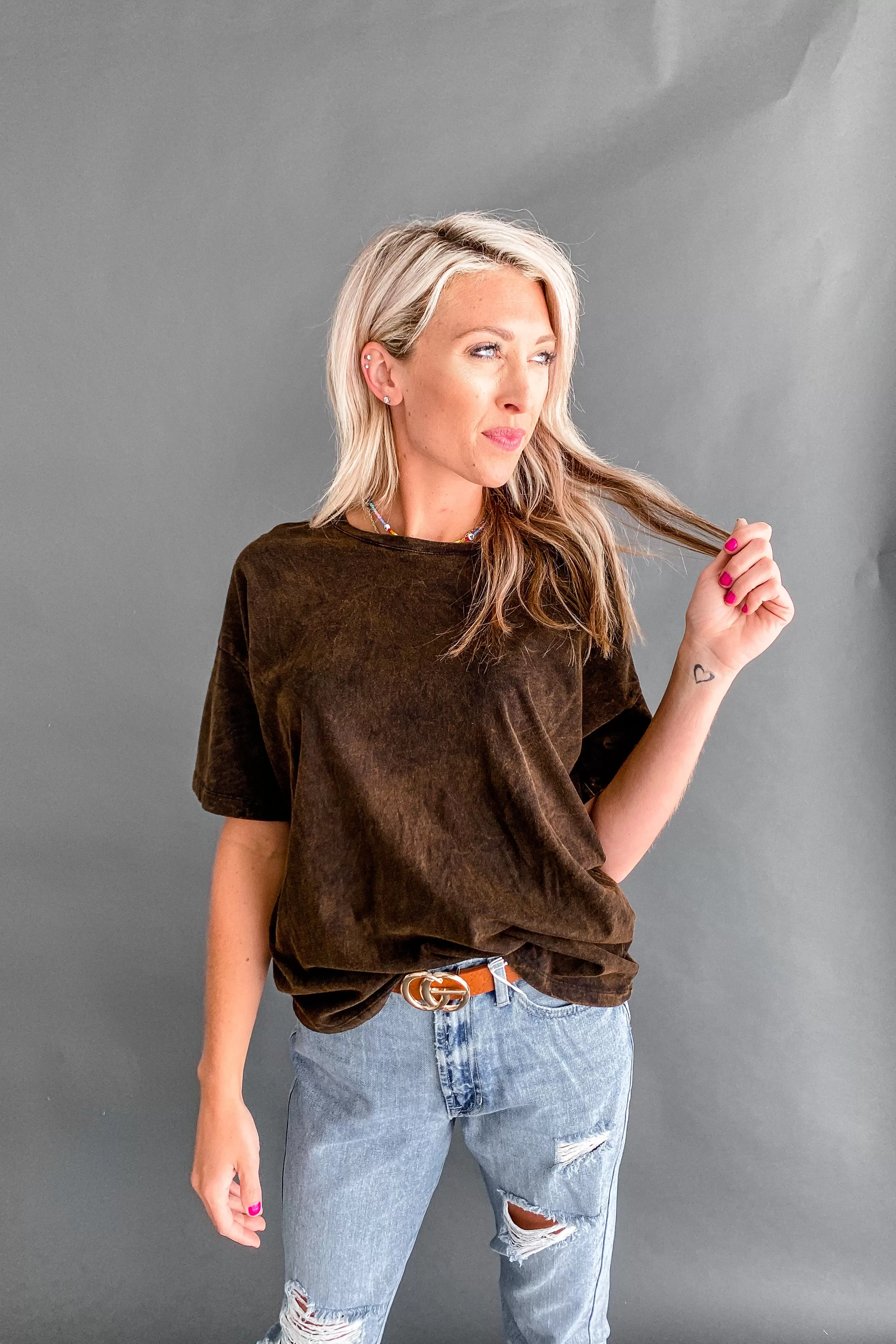 Aspen Acid Wash Tee | 3 COLORS | FINAL SALE