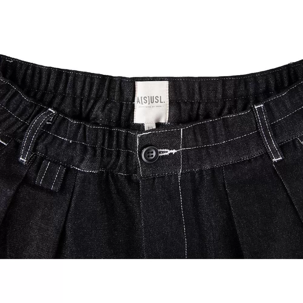 A[S]USL KIDS DENIM SIGNATURE PANTS-BLACK DENIM