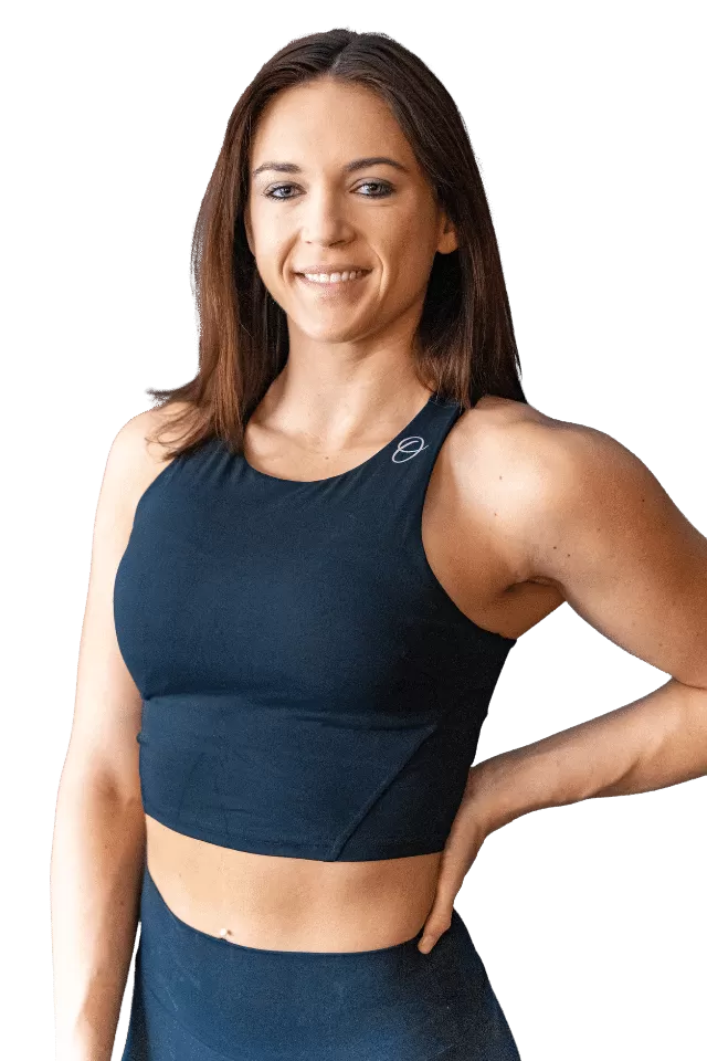 Athena Onyx Black Crop Top