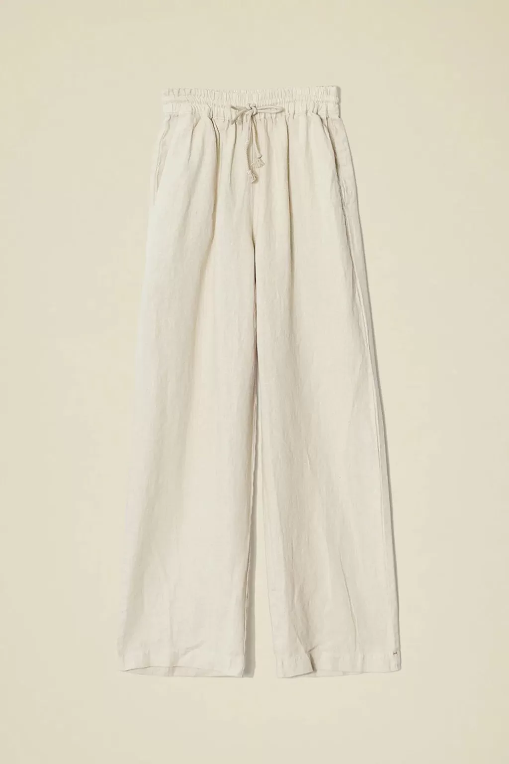 ATTICUS LINEN PANT IN WHEAT