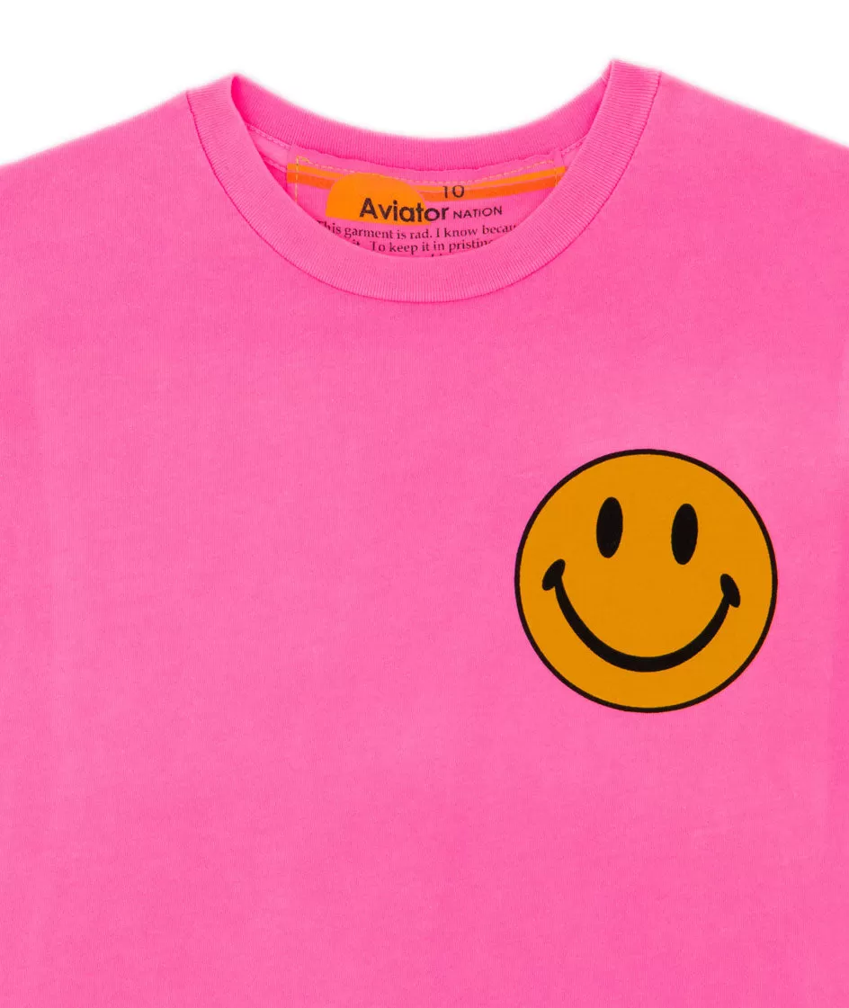 Aviator Nation Kids Smiley 2 Tee