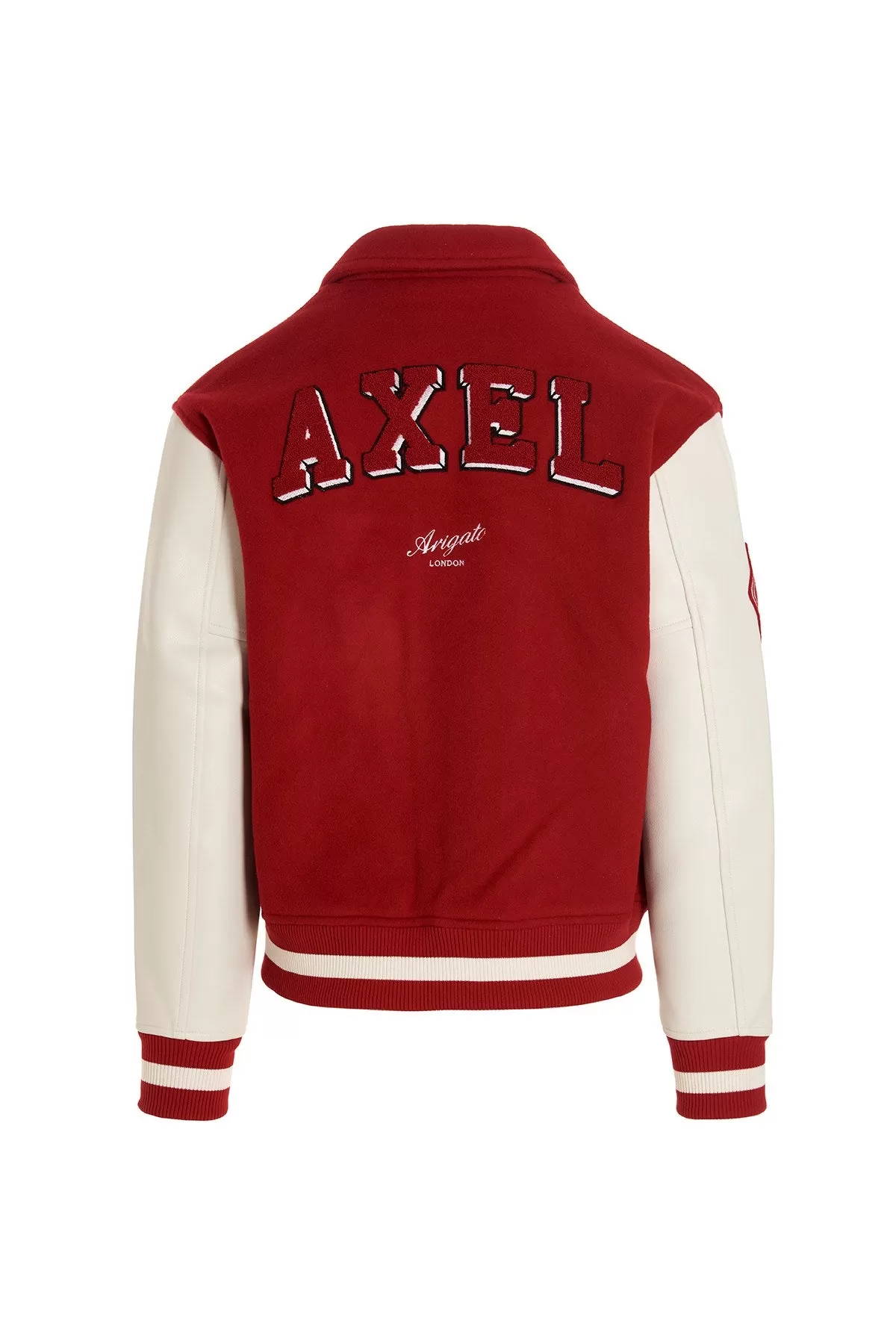 AXEL ARIGATO ILLUSION VARSITY JACKET RED