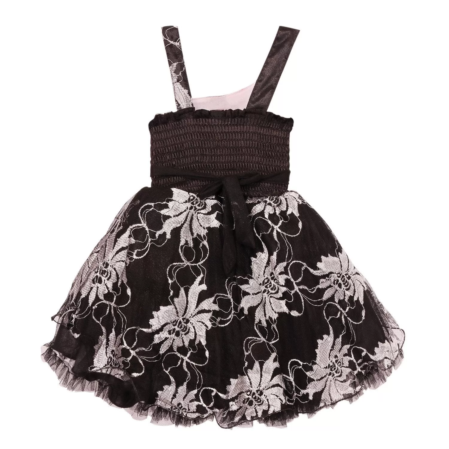 Baby Girls Party Wear Frock Dress fe1102silnw