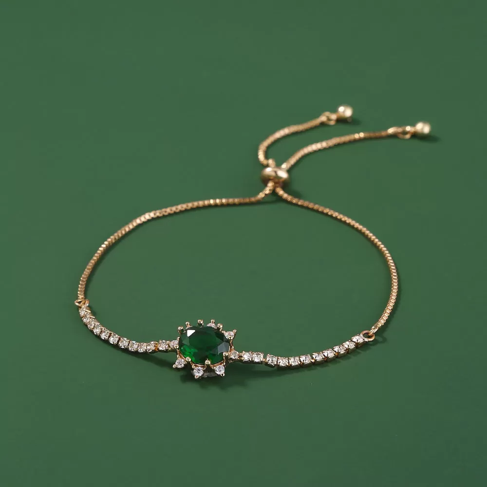 Beautiful Green Crystal Bracelet