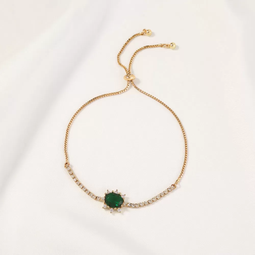 Beautiful Green Crystal Bracelet