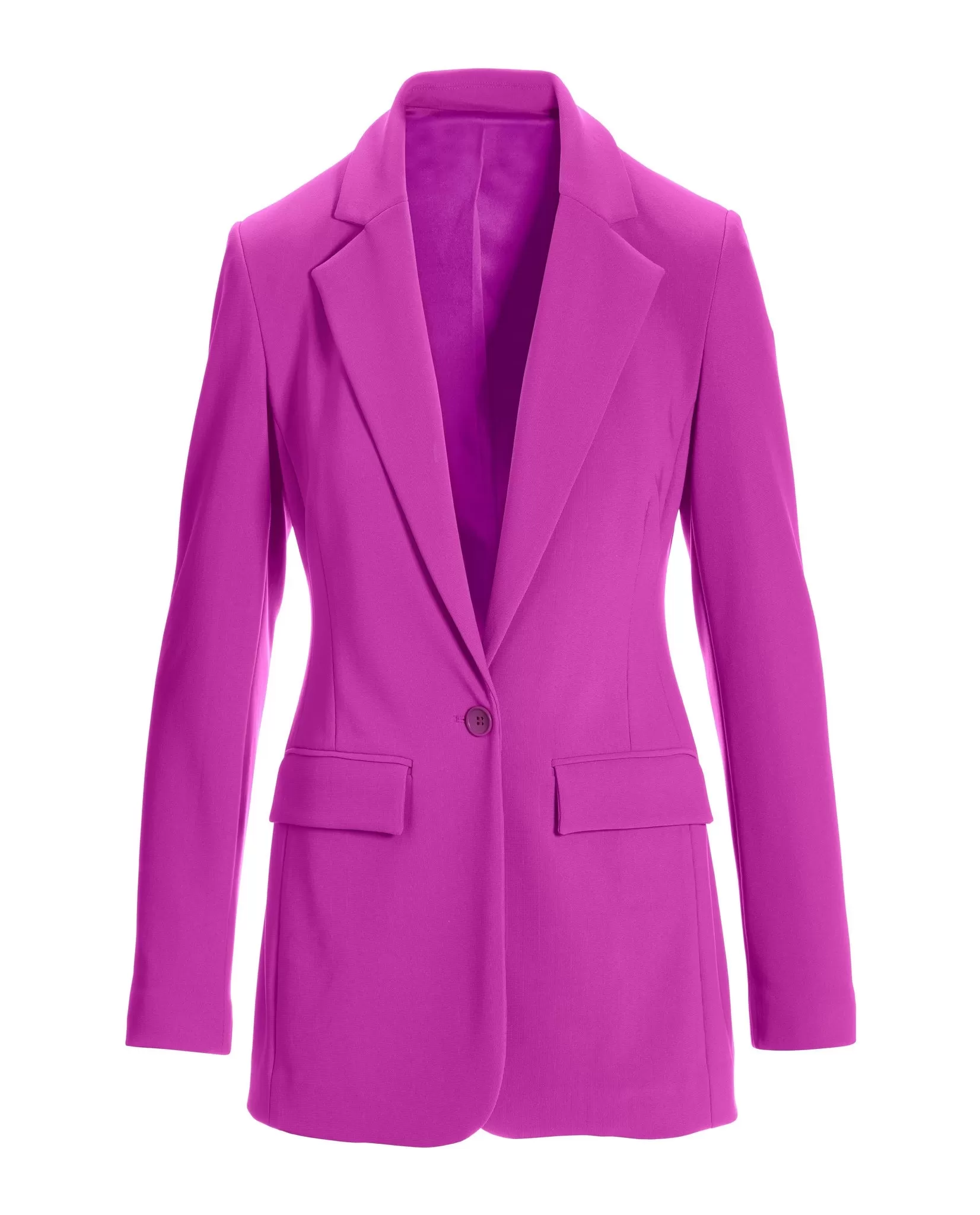 Beyond Travel Classic Boyfriend Blazer Vivid Viola