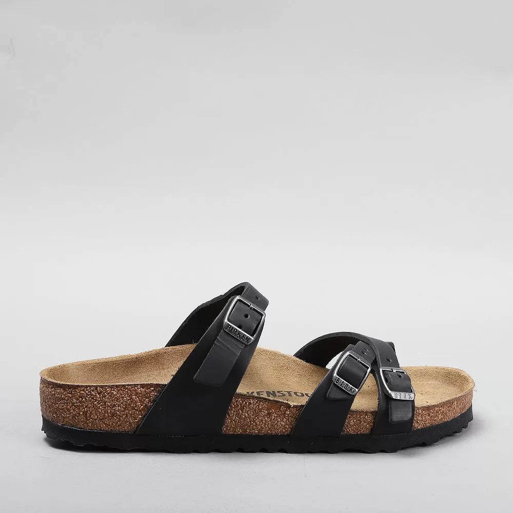 BIRKENSTOCK FRANCA 1021112 BLACK OILED LEATHER