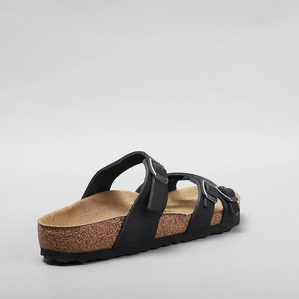 BIRKENSTOCK FRANCA 1021112 BLACK OILED LEATHER