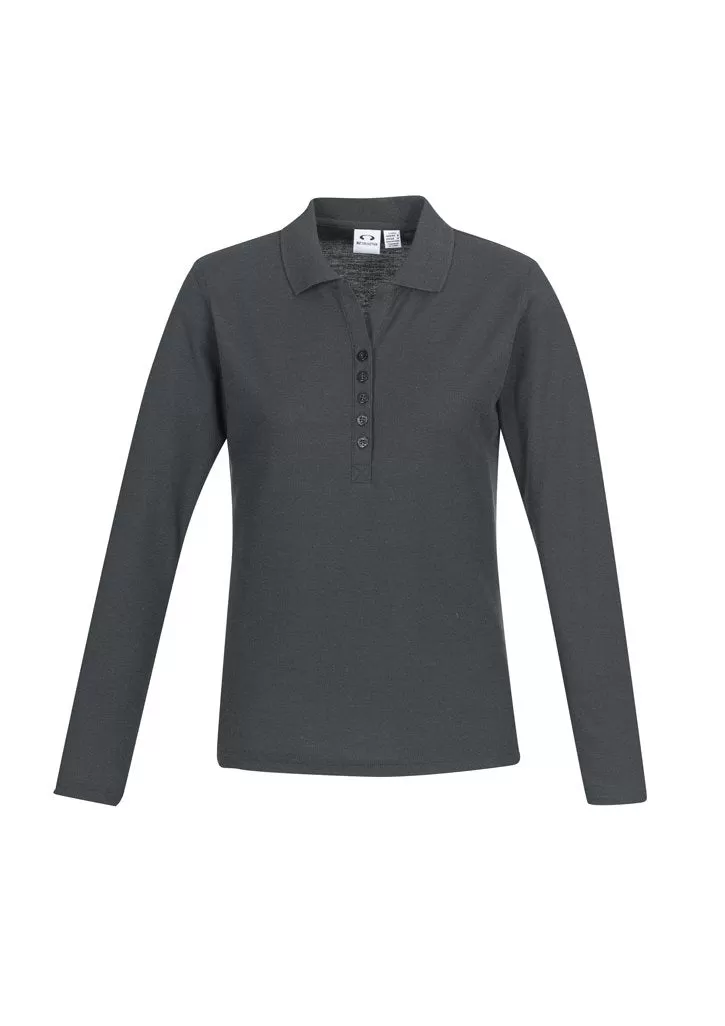 Biz Collection Crew Womens L/S Polo (P400LL)