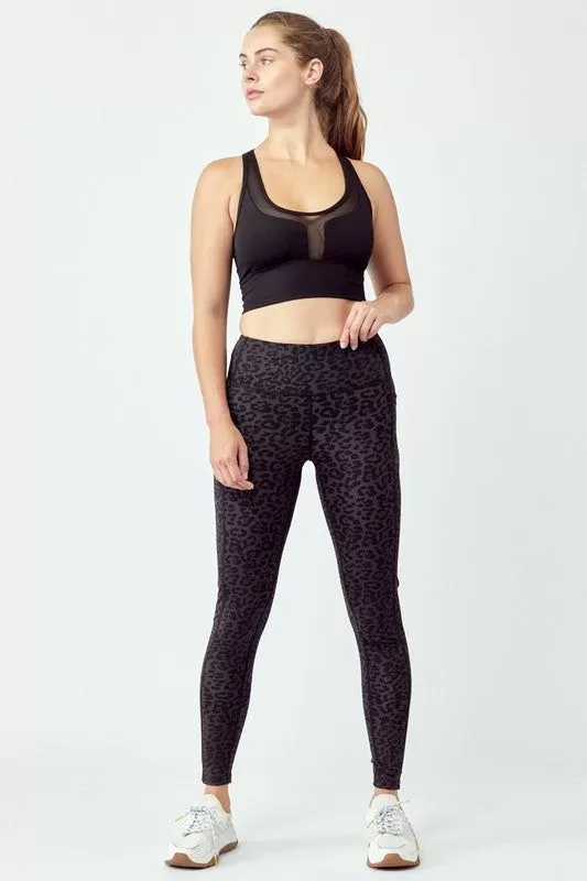 Black Leopard Leggings