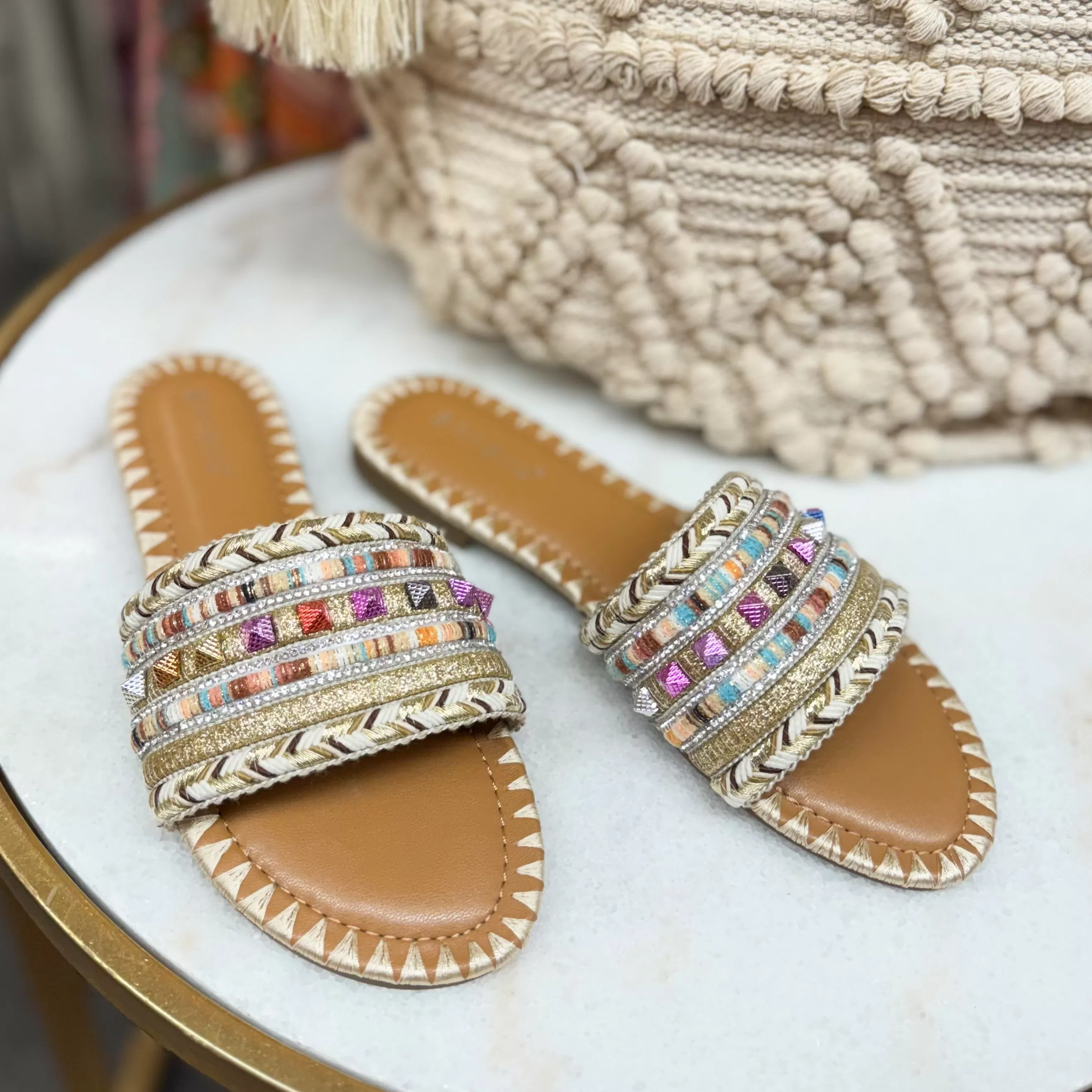 Bohemian Sunset Slide Sandal