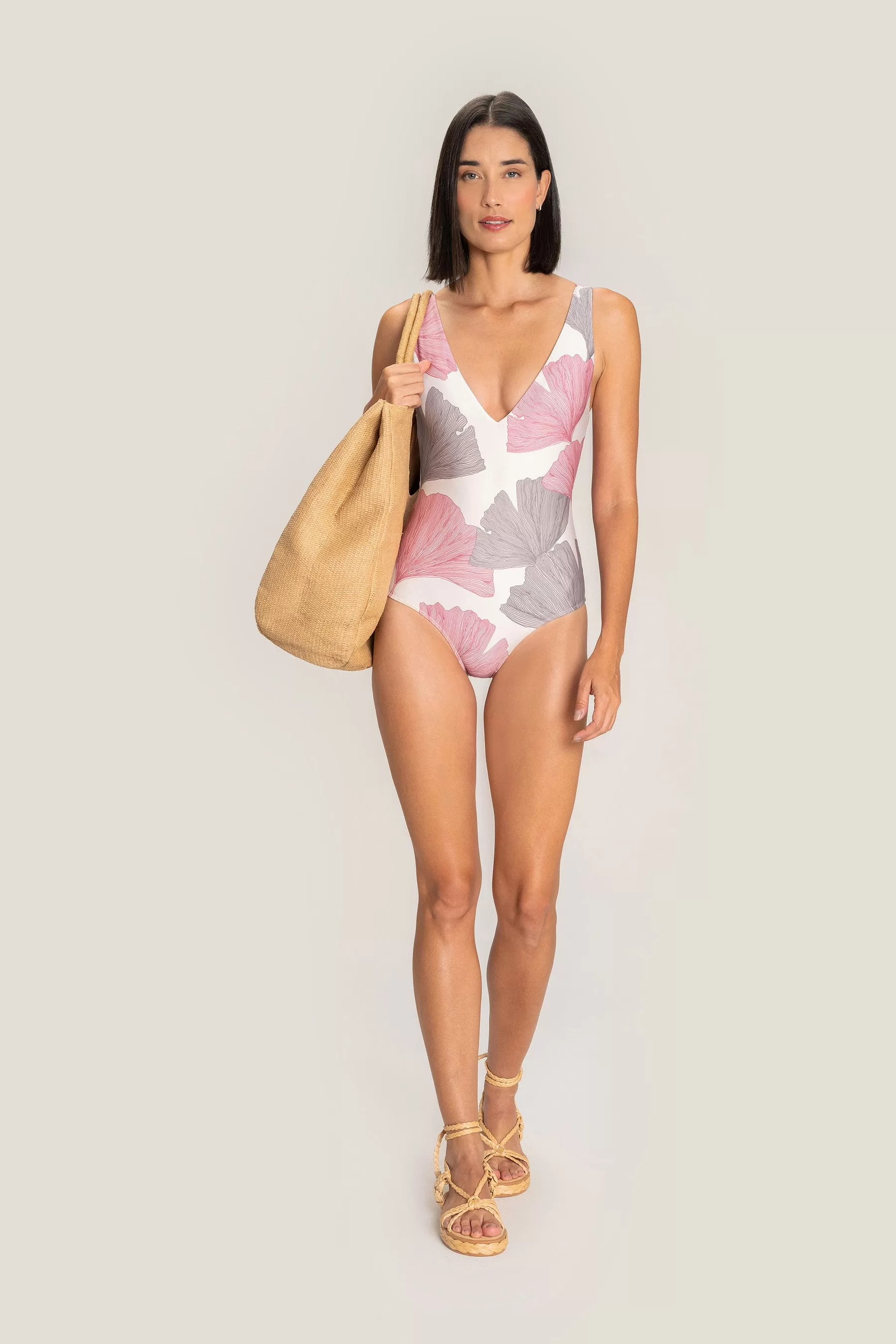 Boho Bloom Deep V One Piece