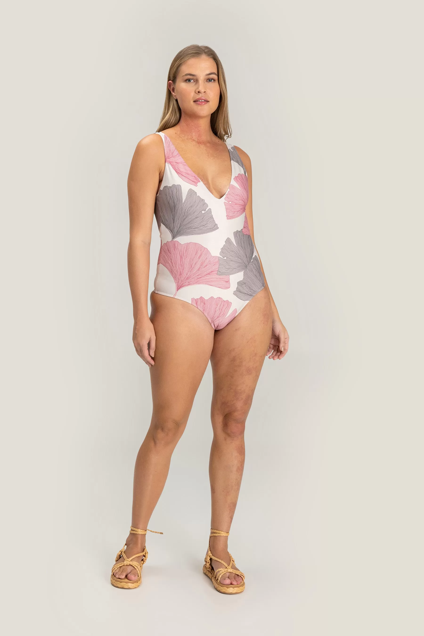 Boho Bloom Deep V One Piece