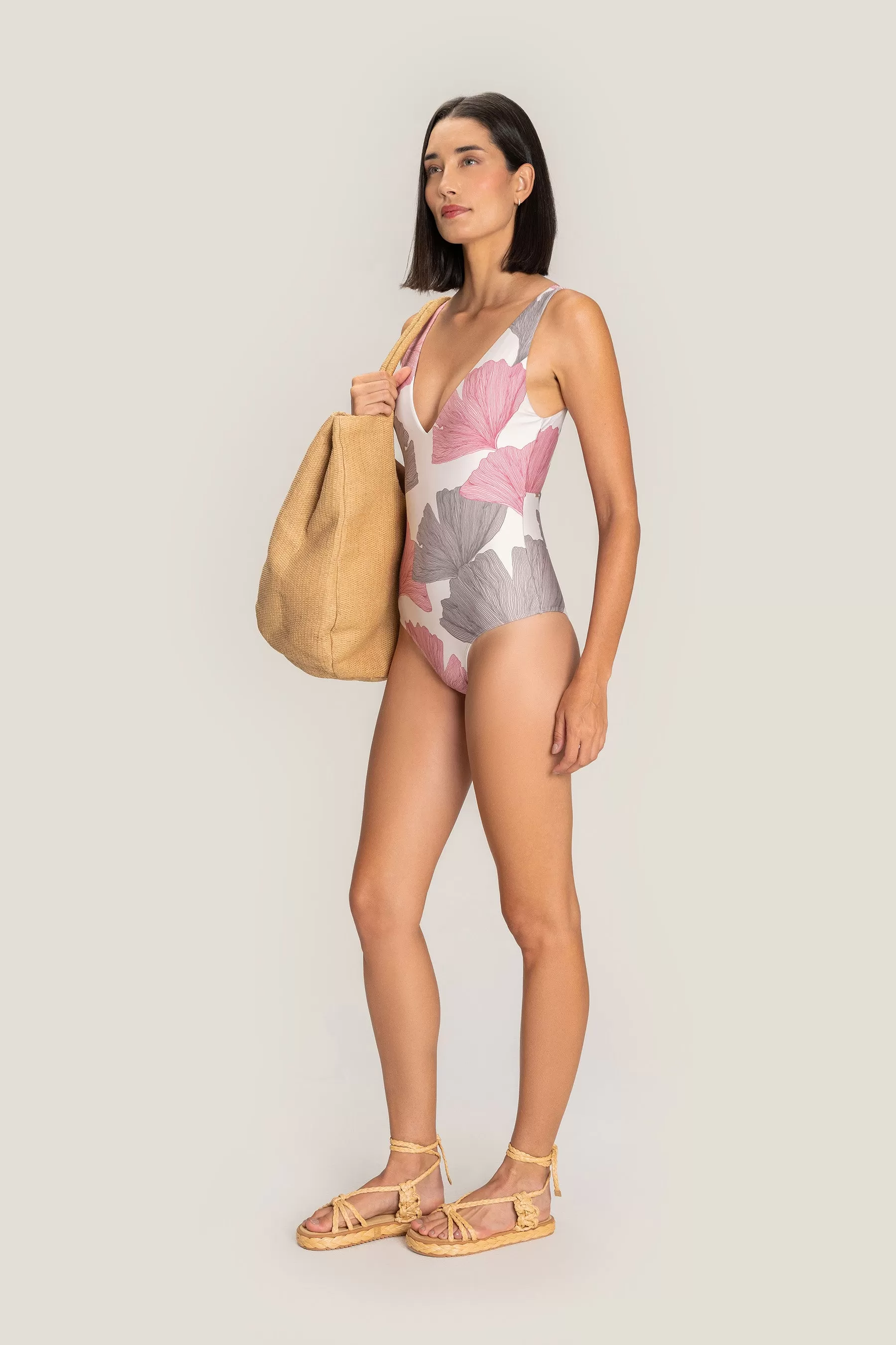 Boho Bloom Deep V One Piece