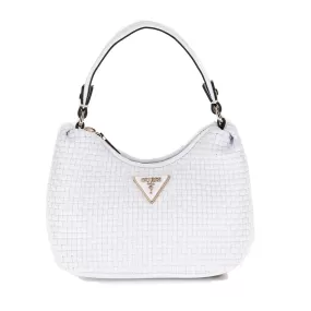 Borsa Donna a Mano GUESS Chiusa con Zip Linea Etel colore Bianco