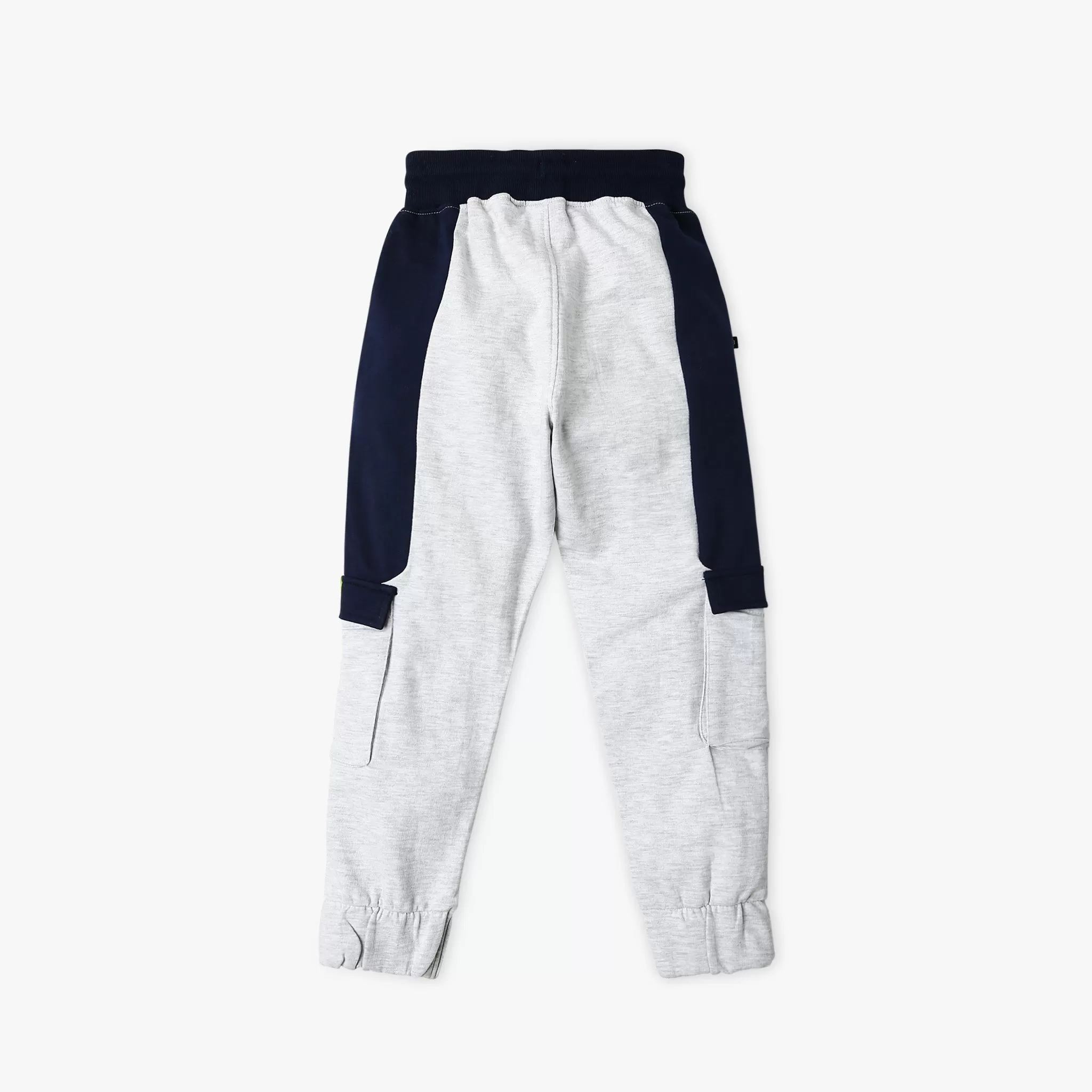 Boy's Regular Fit Solid Mid Rise Trackpants