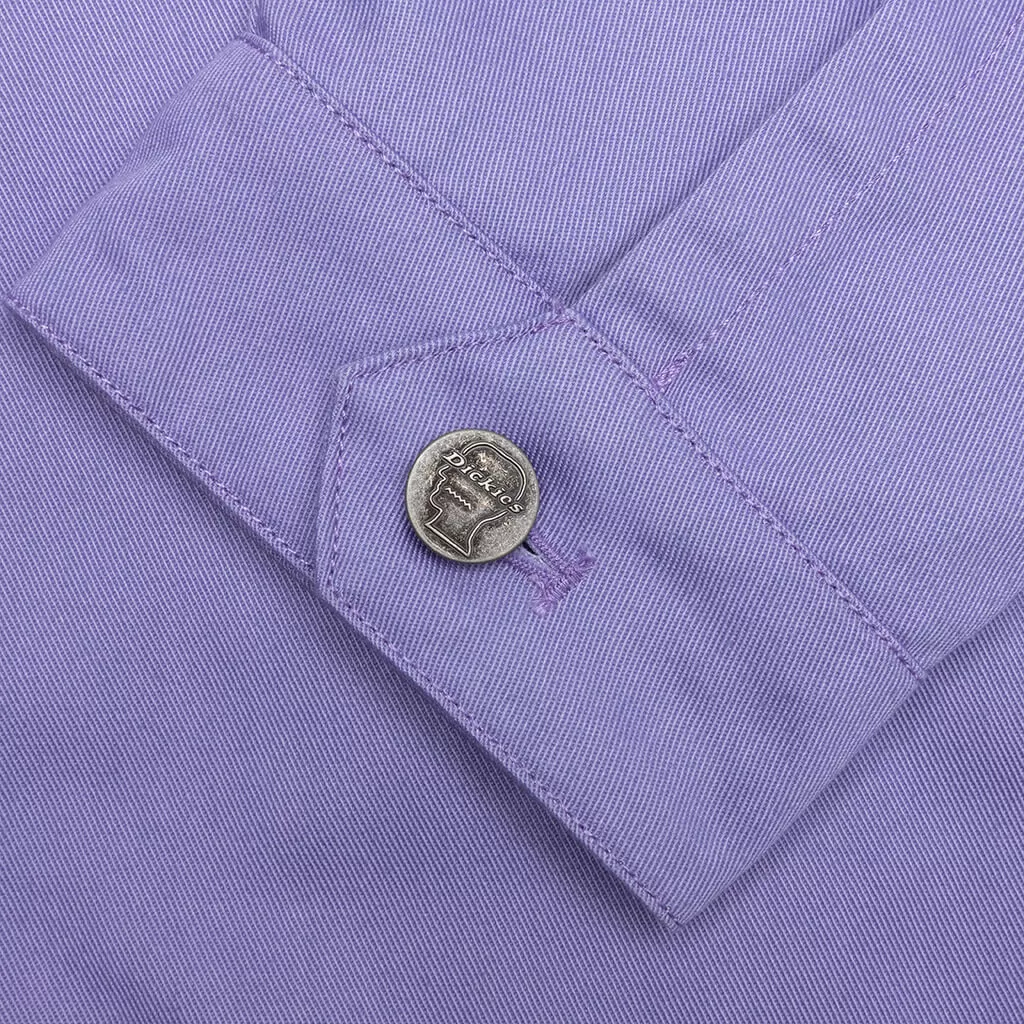 Brain Dead x Dickies Garment Dyed Eisenhower Jacket - Lavender Violet