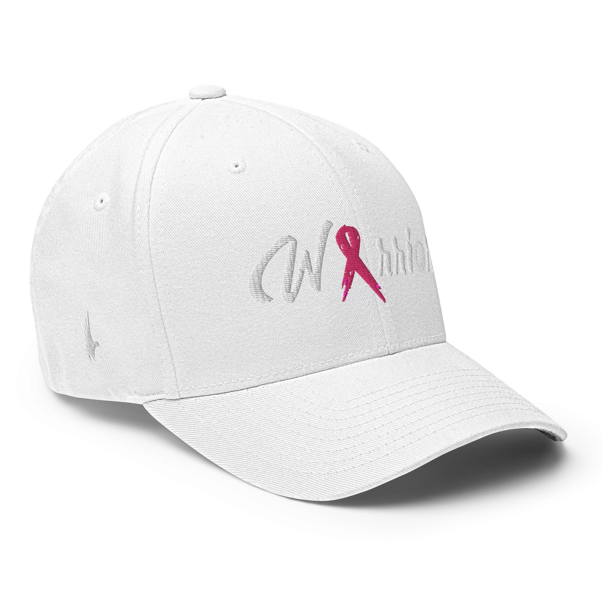 Breast Cancer Warrior Fitted Hat