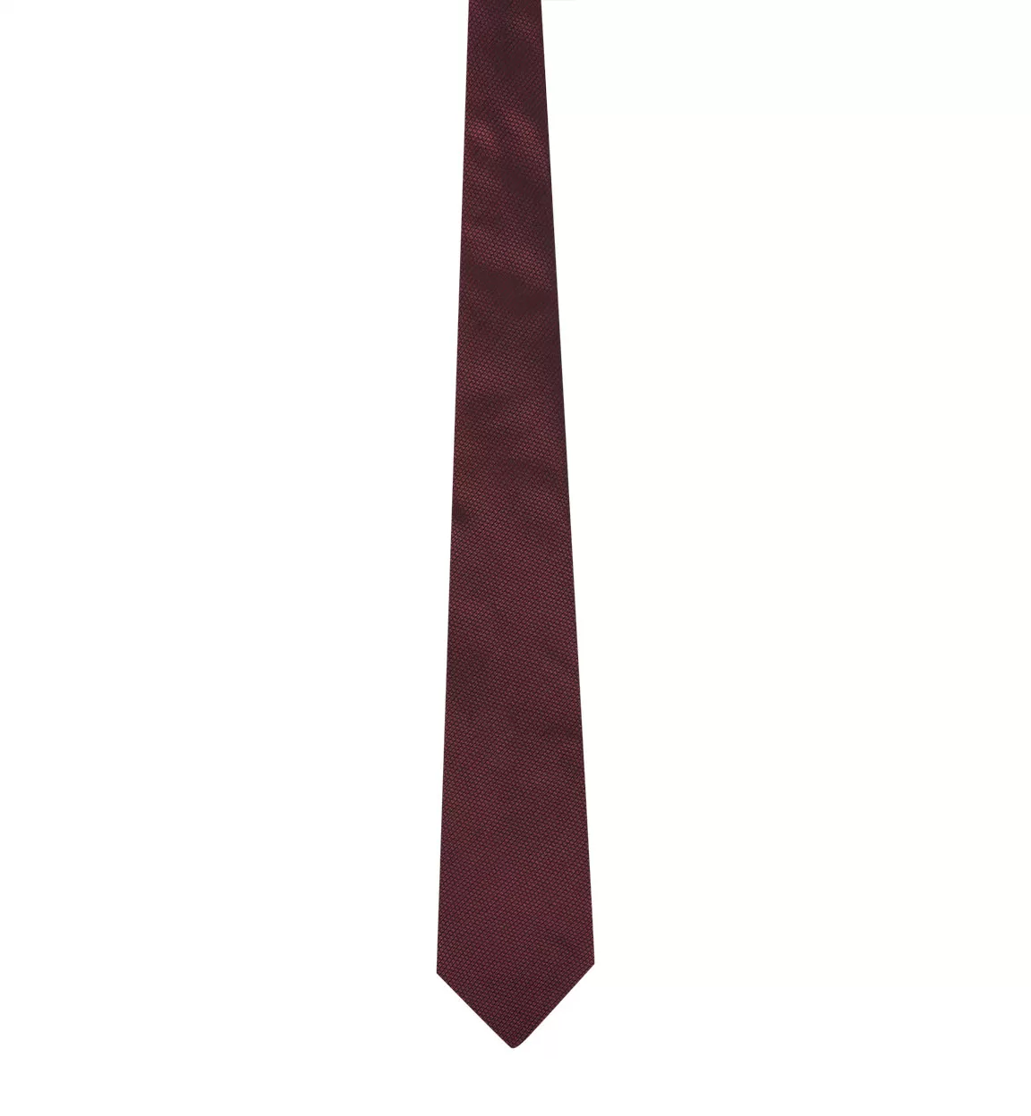 Burgundy Grenadine Silk Tie