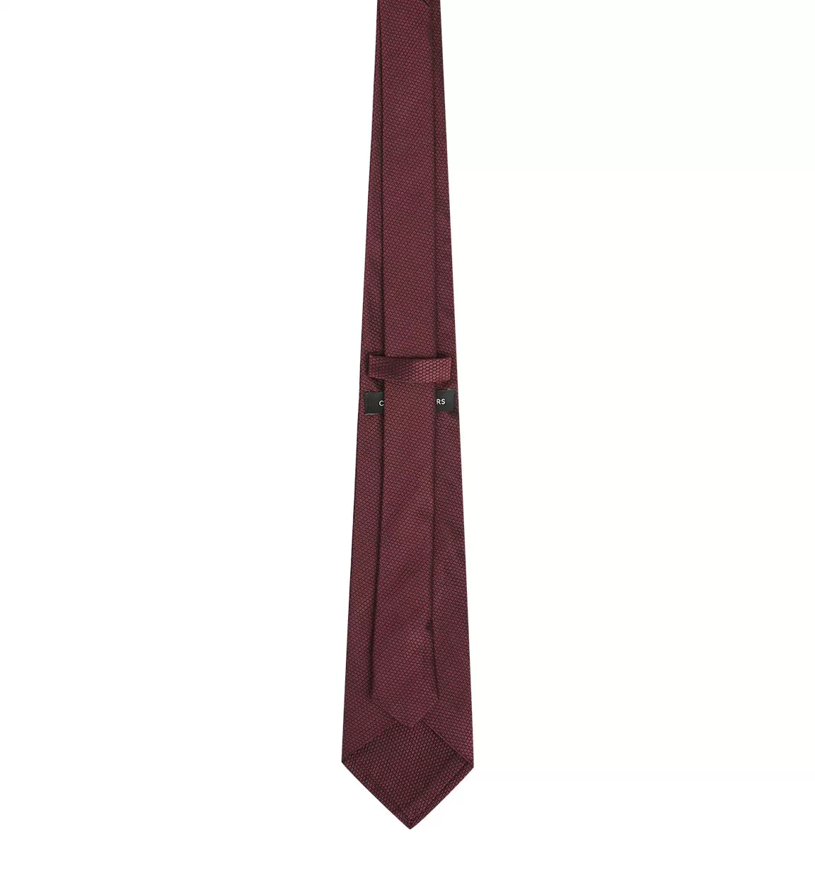 Burgundy Grenadine Silk Tie