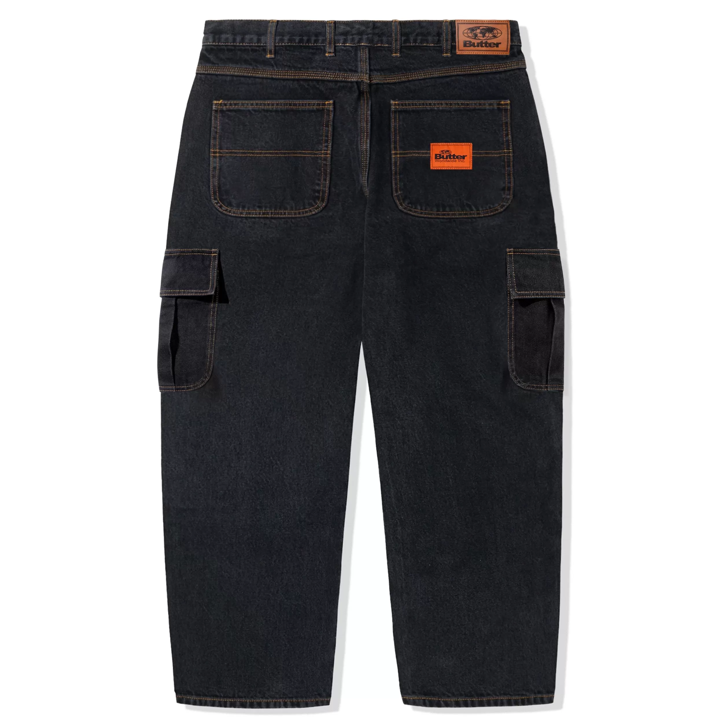 Butter Goods Santosuosso Cargo Denim Jeans Washed Black