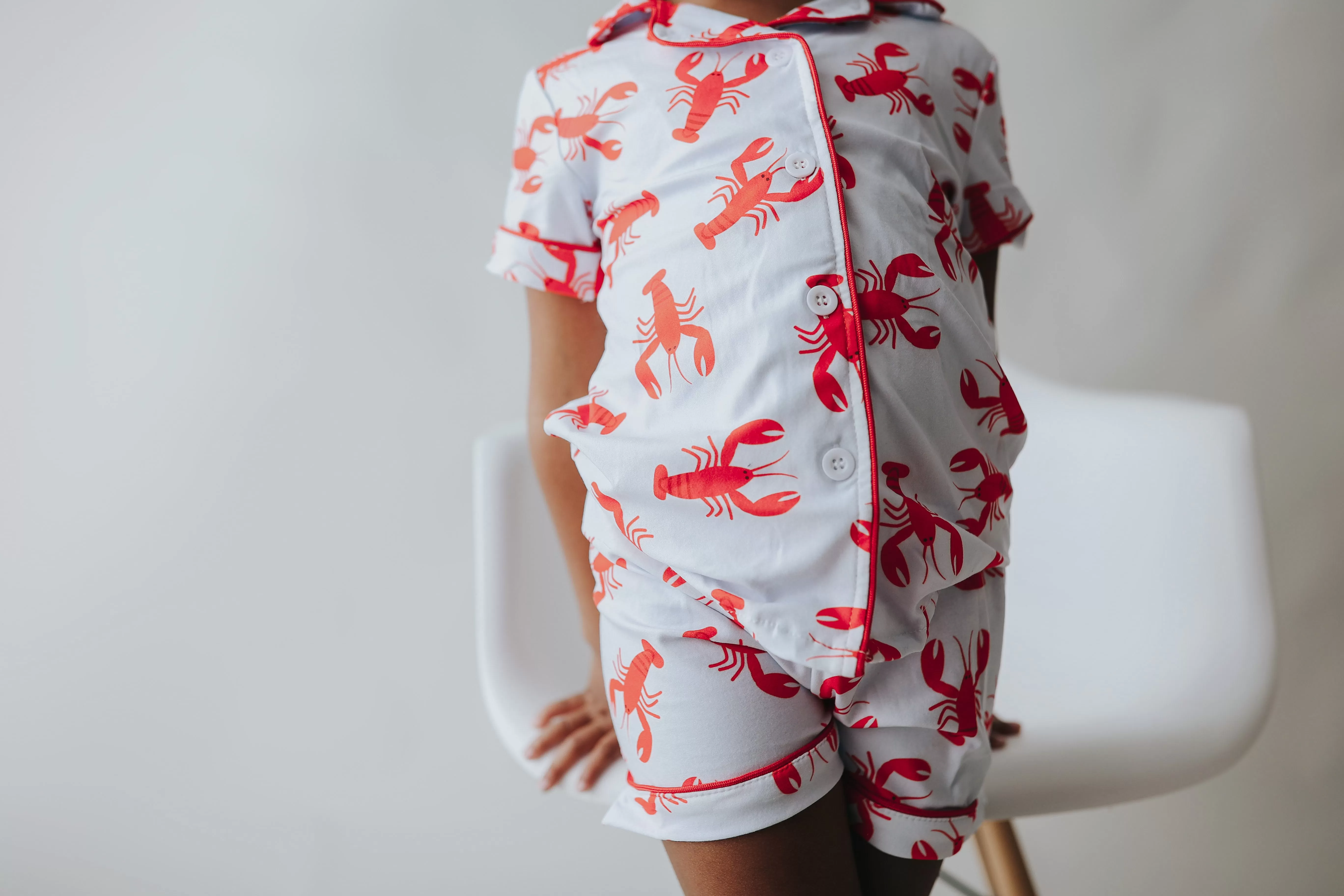 Button Down Pajamas - Crawfish