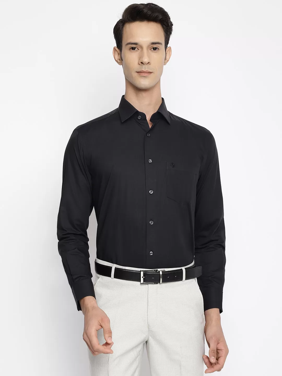 Cantabil Black Mens Shirt