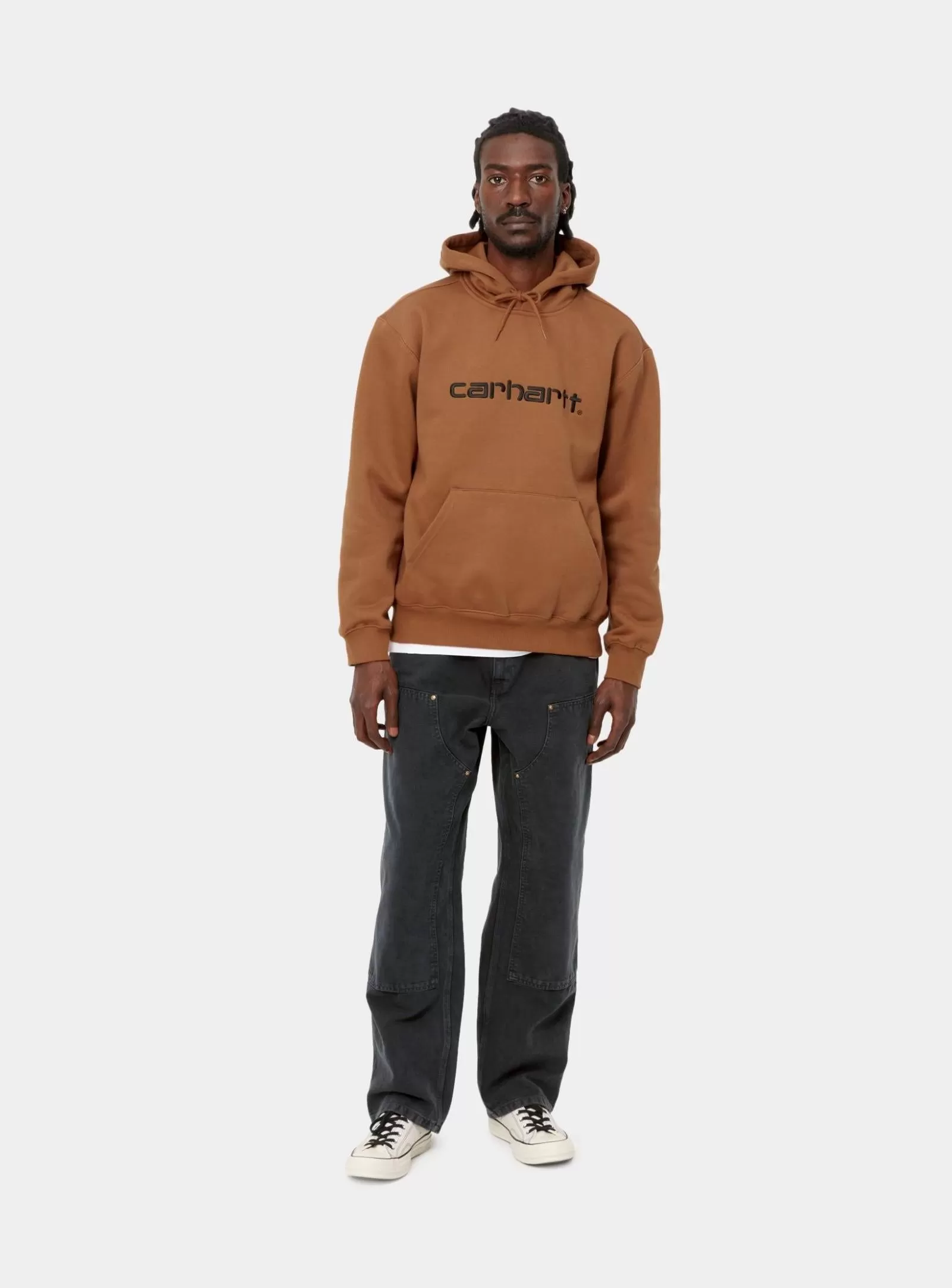 Carhartt Hooded Carhartt Sweat Rum / Black