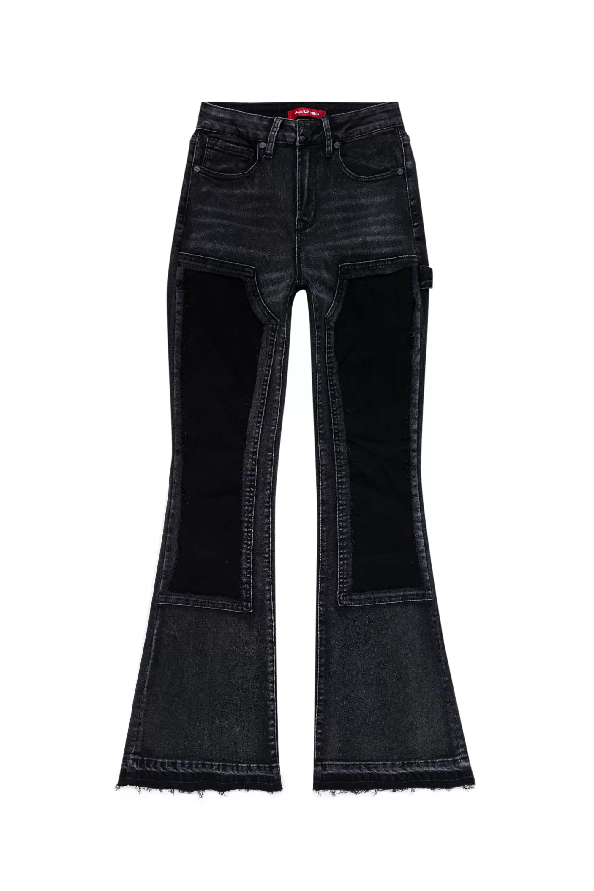 Carpenter Fashion Denim Pants - Shooting Star Black